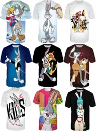 O mais novo popular feminino masculino bugs coelho bunny bunny jersey spanks mangas curtas tshirt engraçado tsshirt de verão tshirt casual s5xl8429793
