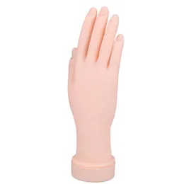 Yohappy Practice Phyical Nail Art Hand Hand Silicone Display Training Display Model Hands DIY Manicure Tool للتدريب