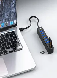 Hubs USB20 Oito em um Extender Hub Braia do computador para laptop Desktop Plug e Play Plug e sem fonte de alimentação7768943