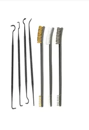 7st Universal Gun Cleaning Kit 3st Steel Wire Brush 4st Nylon Pick Set Hunt Tactical Cleaning Toolcx7125069