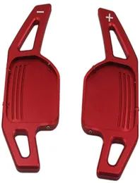 Lo spostamento della paletta della ruota dello sterzo dell'auto è adatto per Audi A3 A4 A4L A5 A6 A7 A8 Q3 Q5 Q7 TT S3 R8 Red Decorative Applique Frame Cov9958194