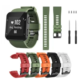 WatchBand for Garmin Forerunner 35 Pulseira de pulseira de silicone macia para Garmin 35 Strapolência de pulseira Smart Watch Strap Pulseira