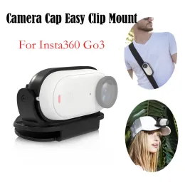 الملحقات لـ Insta360 Go 3 Cap Clip Easy Clip Hat Hat Clip Quick Frefor Clamp Frame Magnetic Frame Sediated حامل ثابت لـ Insta360 Go3 Go2 Sport Camera