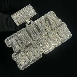 Design personalizado Icep Pingents S925/9K/10K/14K/18K Pingente banhado a ouro com diamante VVS para jóias de Hip Hop Charms