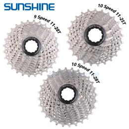 Sun Road Bike Freewheel 11-25T/28T/32T/34T/36T Flyweel de bicicleta 8/9/10/11/12s Cassete de velocidade de velocidade para Shimano HG K7