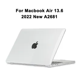 Случаи 2022 Новейший футляр для ноутбука для MacBook Air 13.6 Case M2 A2681 Touch ID для MacBook Pro 13 Case A2338 Cover Funda