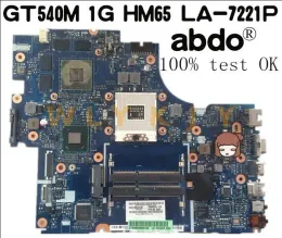 Motherboard abdo P5LJ0 LA7221P motherboard for ACER 5830 5830T 5830TG Laptop Motherboard PGA989 HM65 GT540M DDR3 100% test work