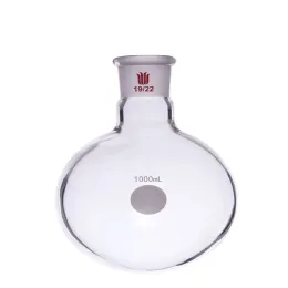 Synthware Single Neck Round Bottom Ball Bottle, Joint 19/22, Capacity 5ML-1000ML, Borosilicate Glass Flask, F30