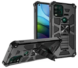 Motorola Moto G Stylus 5G G10 G30 G100 E7 Power Play 2021 Case Shell Mixed PC TPU 2의 Hybrid Armor Kicks6804931의 휴대 전화 케이스.