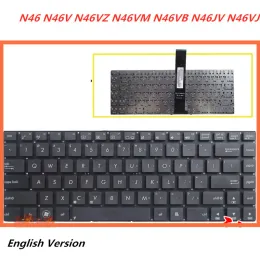 Keyboards Laptop English Keyboard For Asus N46 N46V N46VZ N46VM N46VB N46JV N46VJ notebook Replacement layout Keyboard