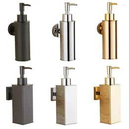 Liquid Soap Dispenser 304 Stainless Steel El Shower Gel Hand Wash Press Wall Emulsion 100ml Straight Bottle