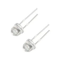 50st Straw Hat LED Diode 5mm Blue Green Red Yellow White Light Emitting F5 Super Bright LED