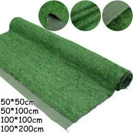 Konstgjord gräsmatta 50-200 cm PP + PE Miljövänlig grön falsk syntetisk trädgård Landskap gräsmattor torv heminredning