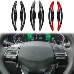 For Hyundai I30N Car Accessories Steering Wheel Shift Paddle Extender Carbon Fiber ABS Red/Forged/Black Shifters Auto Parts