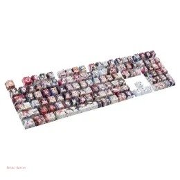 Accessori y5jf 108 tasti/set personalità profilo oem tema anime opaco keycap pbt dye sublimation per tappi chiave per tastiera meccanica