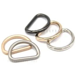 Hengc 35mm 40mm D Dee Round Gold Metal Ring Buckles For Leather Belt Shoes PAGS Plagment Big Decorative DIY Crafts Wholesale