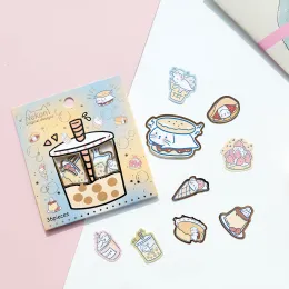 36 datorer/set koreansk import Nekoni Cat Dog avokado Unicorn Mermaid Stickers Scrapbooking DIY Dagbok Stationery klistermärke Pack Kawaii