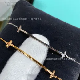 Desginer tiffanybracelet tiffanie minimalistiska och utsökt bar kroppsversion väsentlig leende ansiktsarmband för trendsättare t hem