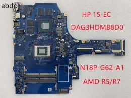HP 15EC 노트북 용 마더 보드 R5/R7 CPU GTX1650TI 4GB GPU DDR4 100% 테스트 작업이 포함 된 DAG3HDMB8D0 DAG3HDMB8D0