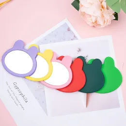 1pc Makeup Mirror Square Square Portable Girl's Gift Hand Mini Mirror Pocket Doppia Specchio a doppia faccia Compact Compact Multiple Colours