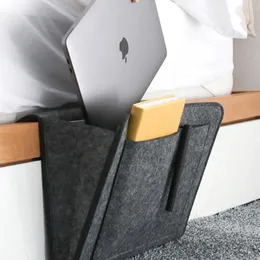 Storage Bags Bedside Bag Table Organizer Anti Slip Sofa Remote Control Bedstead