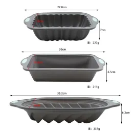 Klassisk räfflad loaf PAN NORDIC DESIGN SILICONE Mögel Toast Baking Forms Tray Kitchen Cake Bread Bakeware Tool