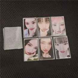 KPOP 6PCS/SET IVE MAME CARD I IVE withmuu Album Card Eleven Girl Group Wongytong Liz Gaeul Yujin Peryferyjna karta fotograficzna