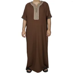 Camicie casual maschile uomini musulmani islamici abbigliamento eid preghiera abito maschio jubbba thobe abaya musulmane homme caftan maxi abiti pakistan Arabia