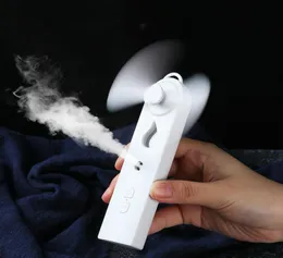 Portátil 2 em 1 mini -fã umidificador USB recarregável handheld fã de água spray névoa face a vaporizador de vapor para o Outdoor8237646