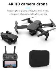 Drones 4K HD Çift Kamera Dron Dron Airal Kamera Üçlü Akıllı Engel Kaçınma Katlanır Quadcopter Öğrenci RC Uçak
