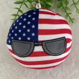 10 cm 68 Styles Country Ball Plush Phlust Phinball Pendant Country Flag Ball Gifts for Children Argentina Country Bambola ripiena