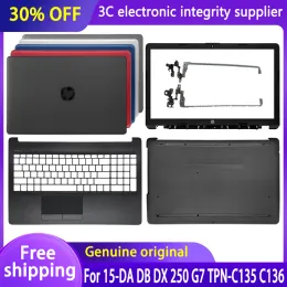 Case Nuova copertura per laptop originale per HP 15DA DB DR DX 250 G7 TPNC135 C136 Copertina posteriore LCD/cornice frontale/cerniere/Palmrest/Bottom Case