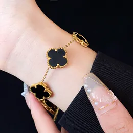 Braccialetto di Design Bracelet Bracelet Internet знаменитость модные украшения 18K золотой титановый цвет Двусторонний браслет оптом высококачественных ювелирных изделий