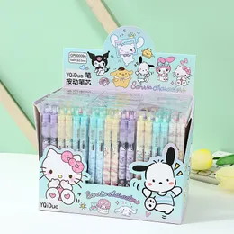 Carina Family Box Press Pen Bullet Penna Neutrale Student Livello di Aspetto ad alto livello Cartoon Signature Pen 0,5