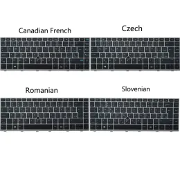 Keyboards New Backlit CF/CZ/RO/SV Keyboard For HP EliteBook 840 G5 846 G5 745 G5 Canadian French/Czech/Romanian/Slovenian With Backlight