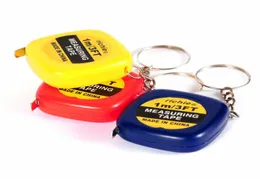 1PC New Small 1M tape measure 1 meter portable mini soft tape measuring ruler keychain pendant gifts gift metric inch tapes measur2071863