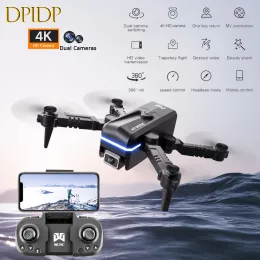 Droni RC Drone 4K 4K HD largo angolo largo telecamera 1080p wifi fpv dron dron a doppia fotocamera Quadcopter trasmissione in tempo reale giocattoli elicotteri