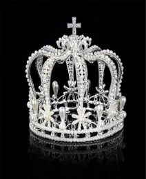 DOWNTON BELLO SHINY CRIDAL CRIDAL BRIDAL CROIN CROPPA PERSPEGNA PAGEANO TIARA PROPLATA TIARA ABBIETTO ALLA CAPILE ADOPILE 3856598