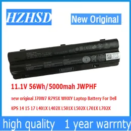 Piller 11.1V 56WH JWPHF 11.1V 90Wh R795X J70W7 Dell XPS için WHXY Dizüstü Bilgisayar Pili 14 15 17 L401X L402X L501X L502X L701X L702