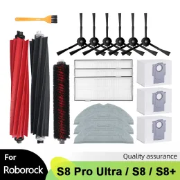 Per roborock S8 S8 Pro Ultra S8+ G20 Robot Parti di ricambio di ricambio per la spazzola principale Mop Filtro Polvere di polvere Rolling Brush