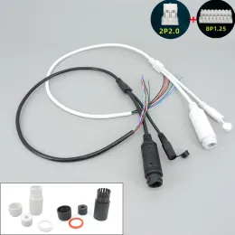 Core a 9 pin da 48 V a 12 V POE Network Power Cavo DC Audio IP Camera RJ45 Modulo POE di copertura impermeabile a filo diviso per la telecamera IP CCTV