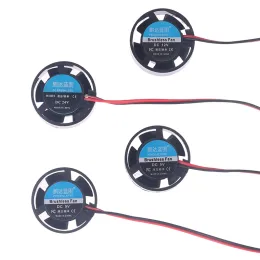 Yüksek kaliteli dizüstü bilgisayar mikro soğutma fanı 25.5x10mm DC 5V/ 9V 12V 24V LED lambalar için Yuvarlak Mini Bilgisayar Radyatörü