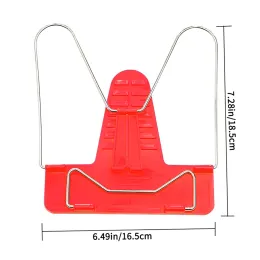 Zhuting多機能ポータブルリーディングブックシェルフ調整可能な角度メタルブックスタンドFordable Document Book-Reading Holder