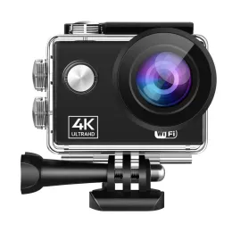 Cameras 4K 60FPS Action Camera EIS AntiShake WIFI Remote Control Sports DV4k HD Camera Outdoor Smart Dash Cam With Submersible Camera