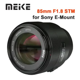 Tillbehör Meike 85mm F1.8 STM Stort Aperture Portrait Lens Full Frame för Sony E Mount Camera A7R A74 A7R4 A7C A7III A7RII A7RIII A7SII A9