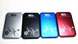 Enclosure flower pattern High Speed 2. 5" SATA USB 3.0 External HDD Hard Disk Drive Enclosure Case Caddy