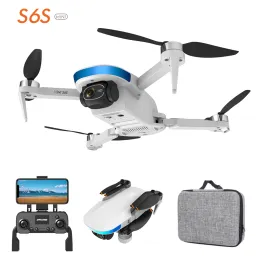 Drones Xyrc S6S Mini GPS Drone 4K Professinal Dual HD EIS Camera Light Flight 5G Wi -Fi безмолвные складные квадрокоптер RC Helicopter Toys