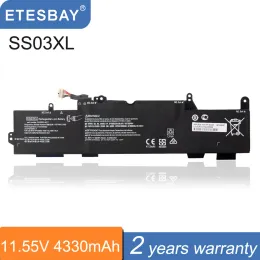 배터리 Etesbay SS03XL HP 엘리트 북을위한 배터리 730 735 740 745 755 G5 735 745 840 ZBOOK 14U G6 시리즈 HSNI17C4 HSNI17C5 50WH