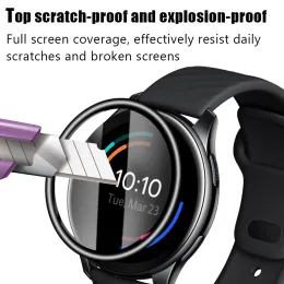 20D Curved Edge Protective Film för OnePlus Watch Scratch Resistant Soft Screen Protector Smart Watch Accessories (inte glas).