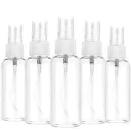 Clear Nachfüllbare Flasche 10 ml 30 ml 50 ml 60 ml 100 ml Haustier Kunststoff Tragbare Sprühflasche leer Parfums Behälter Zubehör Großhandel Großhandel